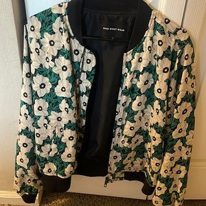 Flower bomber jacket
